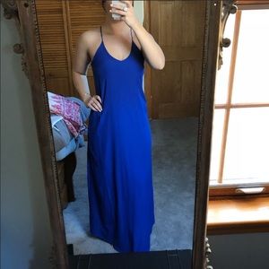 Royal blue maxi